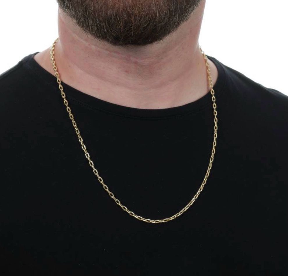 Men's 18K Gold Hollow Cartier Chain – 60 cm | 7.1g