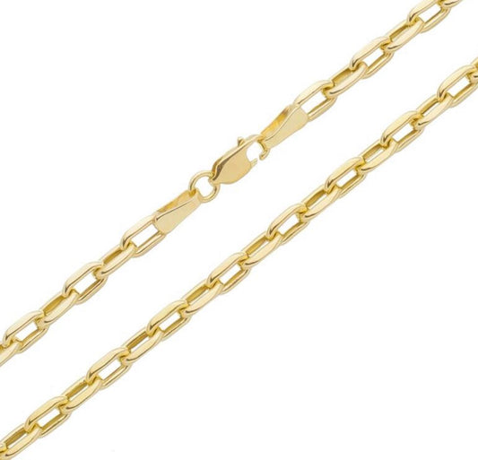 Men's 18K Gold Hollow Cartier Chain – 60 cm | 7.1g