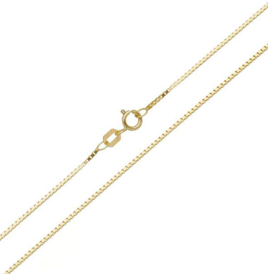 18K Gold Venetian Chain – 45 cm | 1.95g | 0.75mm